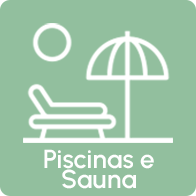Piscinas e sauna